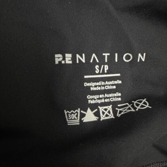 P.E Nation Leggings Womens Small Multicolor Colorblock High Rise Compression - Picture 14 of 15